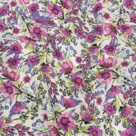 Mood Exclusive Orchid Whimsical Woods Cotton Poplin Mood Exclusive Orchid Whimsical Woods Cotton Poplin