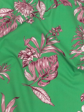 Cotton Poplin Print – Kelly Green and Purple Floral – Mood Exclusive Carefree Compliments Cotton Poplin Print – Kelly Green and Purple Floral – Mood Exclusive Carefree Compliments