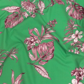 Cotton Poplin Print – Kelly Green and Purple Floral – Mood Exclusive Carefree Compliments Cotton Poplin Print – Kelly Green and Purple Floral – Mood Exclusive Carefree Compliments