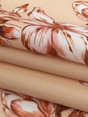 Cotton Poplin Print – Peach and Pink Floral – Mood Exclusive Passion and Prosperity Cotton Poplin Print – Peach and Pink Floral – Mood Exclusive Passion and Prosperity