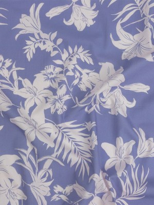 Cotton Poplin Print – Lilac and White Floral – Mood Exclusive Daylily Haze Cotton Poplin Print – Lilac and White Floral – Mood Exclusive Daylily Haze
