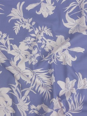 Cotton Poplin Print – Lilac and White Floral – Mood Exclusive Daylily Haze Cotton Poplin Print – Lilac and White Floral – Mood Exclusive Daylily Haze