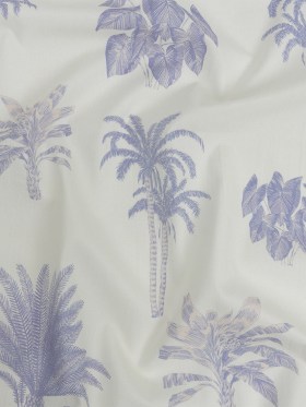 Cotton Poplin Print – Periwinkle and White Palm Trees – Mood Exclusive Sylvan Sanctuaries Cotton Poplin Print – Periwinkle and White Palm Trees – Mood Exclusive Sylvan Sanctuaries