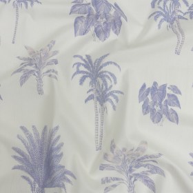 Cotton Poplin Print – Periwinkle and White Palm Trees – Mood Exclusive Sylvan Sanctuaries Cotton Poplin Print – Periwinkle and White Palm Trees – Mood Exclusive Sylvan Sanctuaries