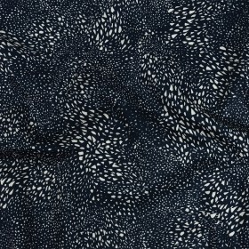 Mood Exclusive Navy Windswept Fields Stretch Cotton Sateen Mood Exclusive Navy Windswept Fields Stretch Cotton Sateen