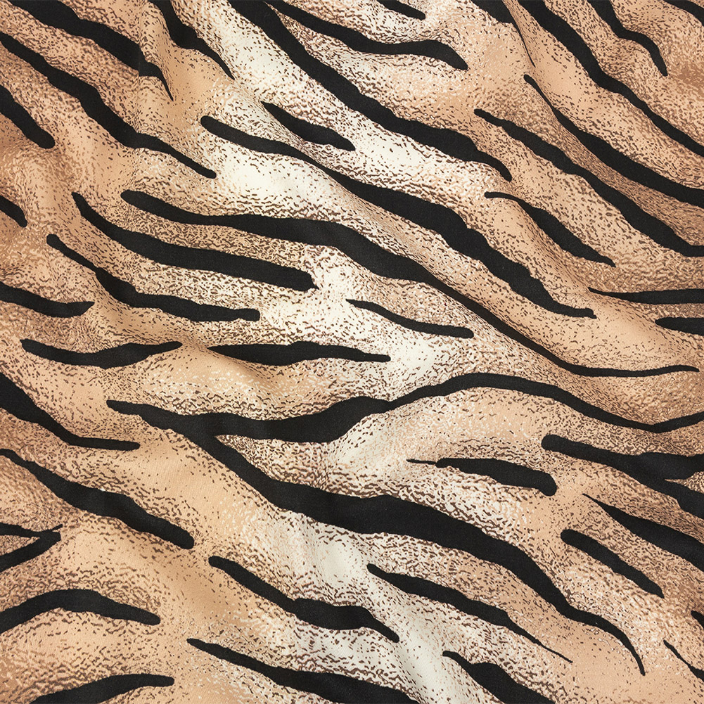 Mood Exclusive Peach Tiger Queen Stretch Cotton Sateen Mood Exclusive Peach Tiger Queen Stretch Cotton Sateen