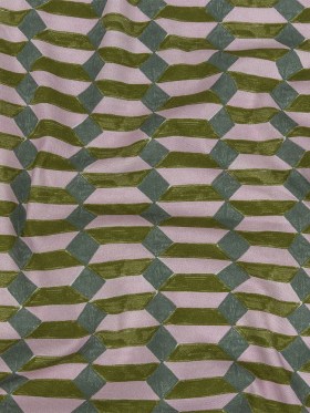 Stretch Cotton Twill Print – Pink and Olive Green Geometric – Mood Exclusive Stepping Strangely Stretch Cotton Twill Print – Pink and Olive Green Geometric – Mood Exclusive Stepping Strangely