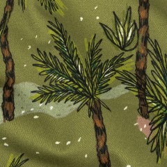 Mood Exclusive Olive Island Oasis Stretch Cotton Sateen Mood Exclusive Olive Island Oasis Stretch Cotton Sateen