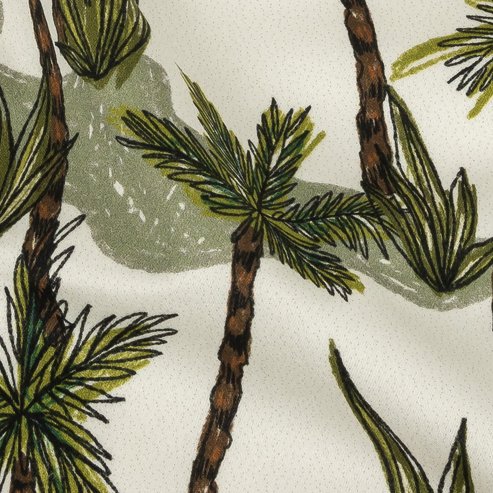 Mood Exclusive Ivory Island Oasis Stretch Cotton Sateen Mood Exclusive Ivory Island Oasis Stretch Cotton Sateen