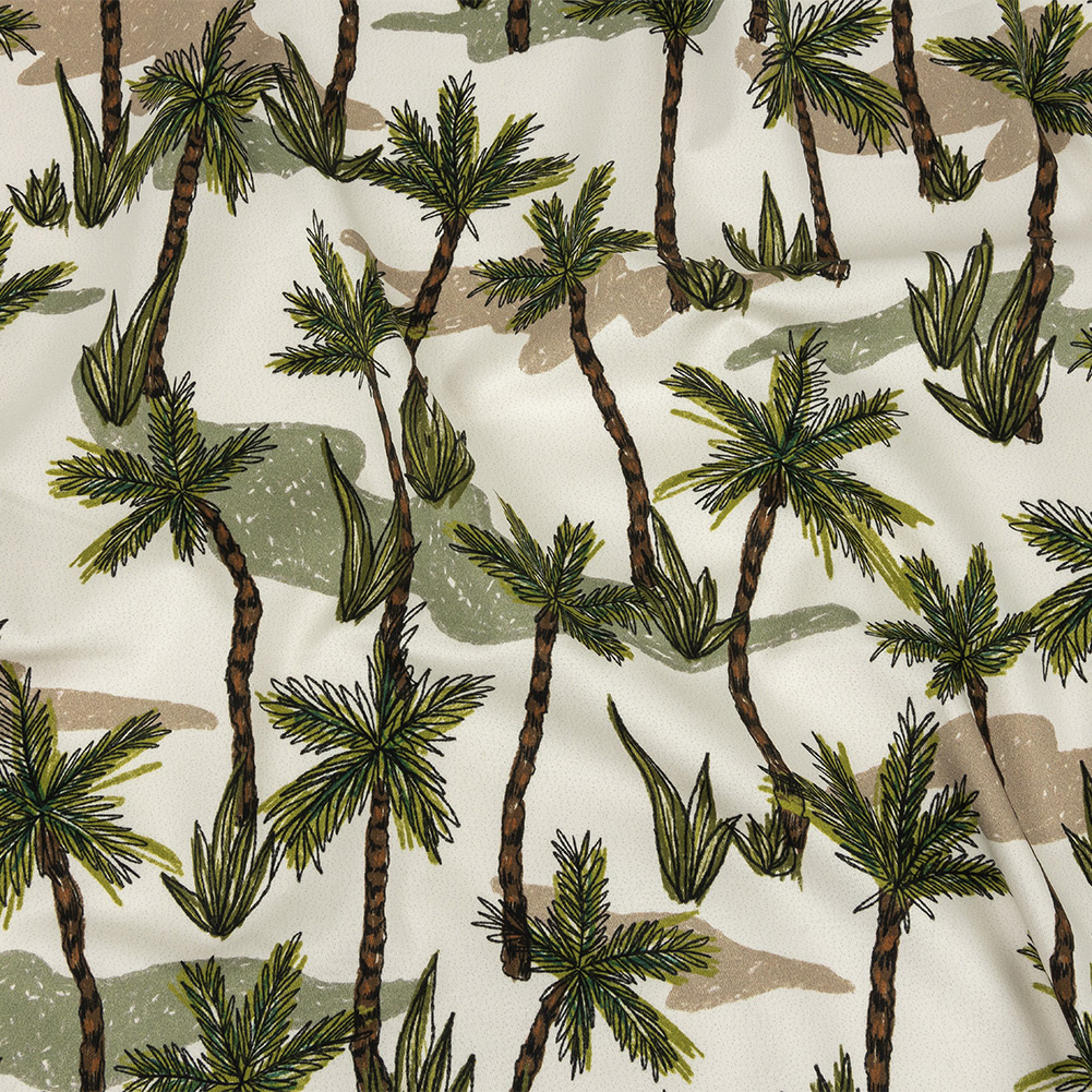 Mood Exclusive Ivory Island Oasis Stretch Cotton Sateen Mood Exclusive Ivory Island Oasis Stretch Cotton Sateen