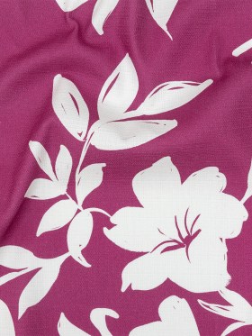 Mood Exclusive Magenta Amaryllis Revelation Stretch Cotton Woven Mood Exclusive Magenta Amaryllis Revelation Stretch Cotton Woven