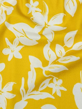 Mood Exclusive Yellow Feverish Foliage Stretch Cotton Woven Mood Exclusive Yellow Feverish Foliage Stretch Cotton Woven