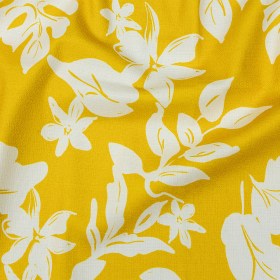 Mood Exclusive Yellow Feverish Foliage Stretch Cotton Woven Mood Exclusive Yellow Feverish Foliage Stretch Cotton Woven
