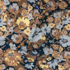 Mood Exclusive Marine Blue Zinnia Pop Stretch Cotton Poplin Mood Exclusive Marine Blue Zinnia Pop Stretch Cotton Poplin