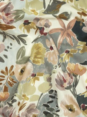 Mood Exclusive White Pastel Pageantry Stretch Cotton Poplin Mood Exclusive White Pastel Pageantry Stretch Cotton Poplin