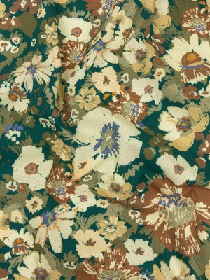 Mood Exclusive Emerald Zinnia Pop Stretch Cotton Poplin Mood Exclusive Emerald Zinnia Pop Stretch Cotton Poplin