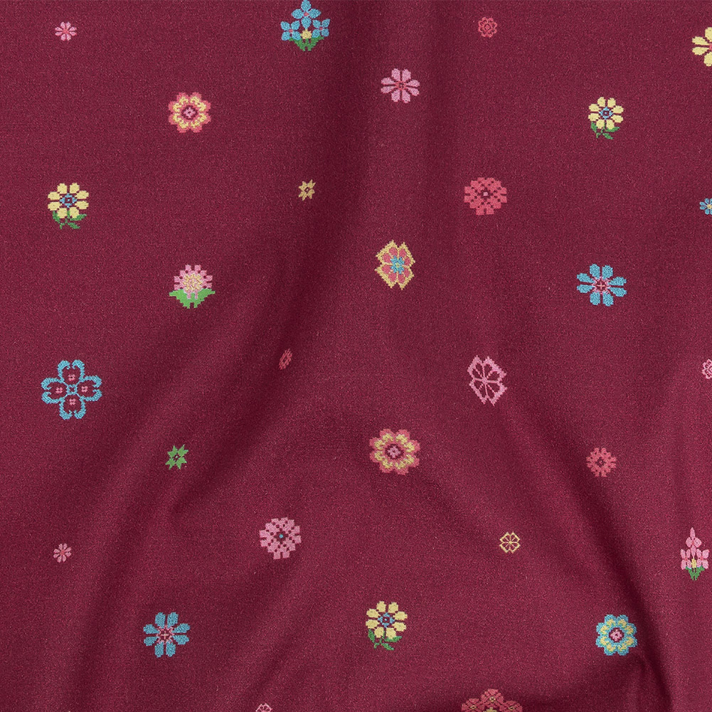 Mood Exclusive Magenta Stadium Arcadium Stretch Cotton Poplin Mood Exclusive Magenta Stadium Arcadium Stretch Cotton Poplin