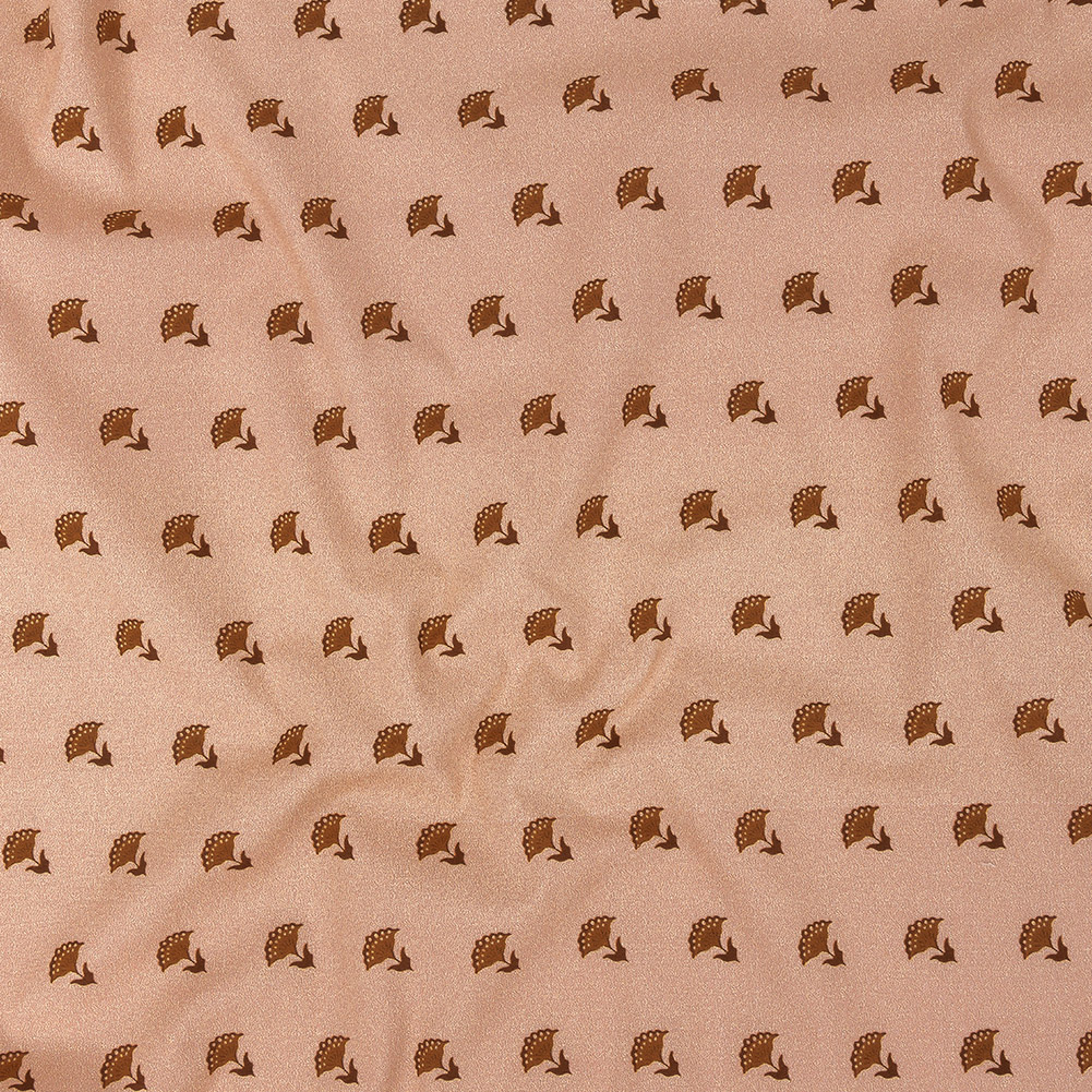 Mood Exclusive Creamcicle Fanned Florals Stretch Cotton Poplin Mood Exclusive Creamcicle Fanned Florals Stretch Cotton Poplin