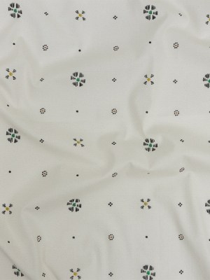 Mood Exclusive Off-White Wisps of Wonder Stretch Cotton Poplin Mood Exclusive Off-White Wisps of Wonder Stretch Cotton Poplin