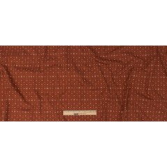 Mood Exclusive Terracotta Celestial Shapes Stretch Cotton Poplin Mood Exclusive Terracotta Celestial Shapes Stretch Cotton Poplin