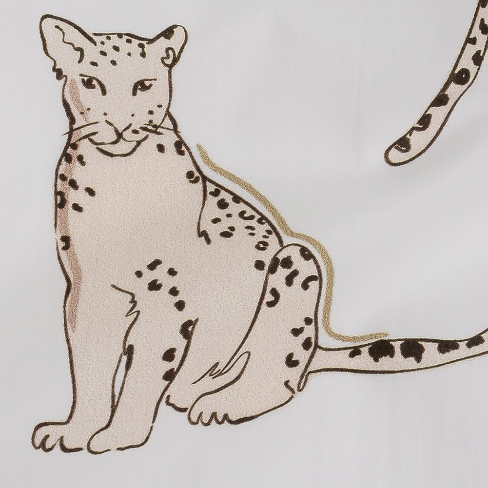 Mood Exclusive Beige Leopards of Languor Cotton Poplin Mood Exclusive Beige Leopards of Languor Cotton Poplin