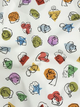 Mood Exclusive White Face the Facts Stretch Brushed Cotton Twill Mood Exclusive White Face the Facts Stretch Brushed Cotton Twill