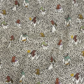 Mood Exclusive Cheetah Realm of Anubis Stretch Brushed Cotton Twill Mood Exclusive Cheetah Realm of Anubis Stretch Brushed Cotton Twill