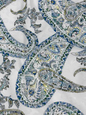 Stretch Floral Jacquard Print – Blue Paisley – Mood Exclusive Stratagem Sophistication Stretch Floral Jacquard Print – Blue Paisley – Mood Exclusive Stratagem Sophistication