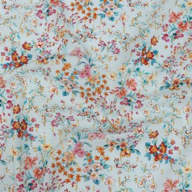 Cotton Voile Print with Metallic Dots – Baby Blue Floral – Mood Exclusive Celestial Serendipity Cotton Voile Print with Metallic Dots – Baby Blue Floral – Mood Exclusive Celestial Serendipity