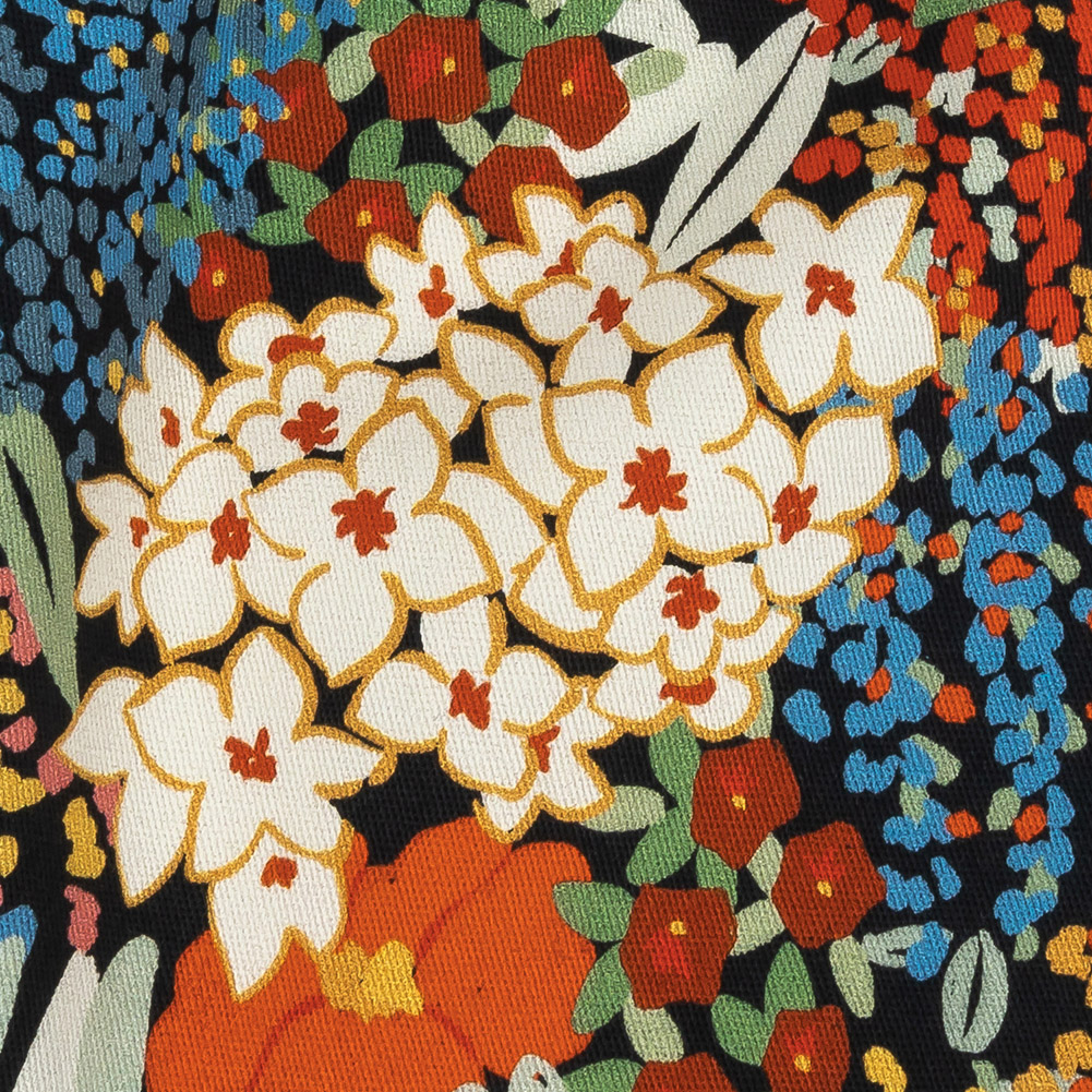 Cotton Stretch Twill Print – Black Floral – Mood Exclusive Bunches 0′ Blooms Cotton Stretch Twill Print – Black Floral – Mood Exclusive Bunches 0′ Blooms