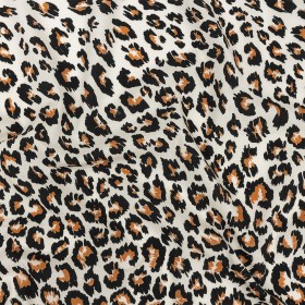 Mood Exclusive Ivory and Caramel Predator’s Pride Cotton Poplin Mood Exclusive Ivory and Caramel Predator’s Pride Cotton Poplin