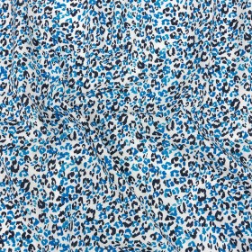 Mood Exclusive Blue Magnificent Motley Cotton Poplin Mood Exclusive Blue Magnificent Motley Cotton Poplin