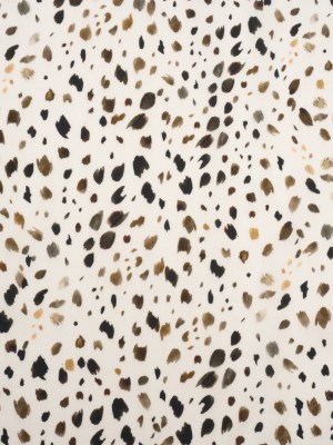 Cotton Poplin – Cream and Brown Animal Spots – Mood Exclusive Dappled Daring Print Cotton Poplin – Cream and Brown Animal Spots – Mood Exclusive Dappled Daring Print