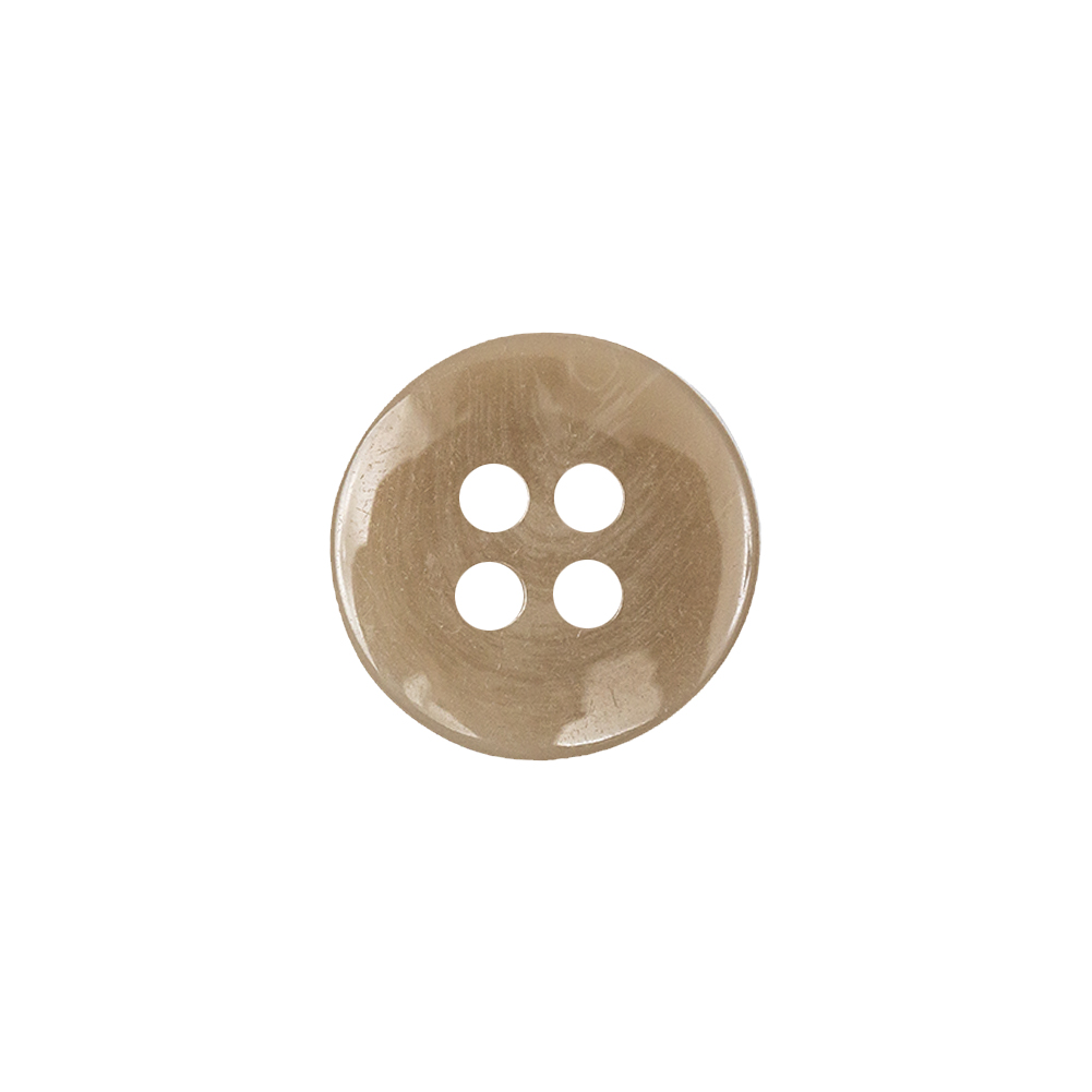 Buttermilk Beige 4-Hole Low Convex Top Plastic Button – 24L/15mm Buttermilk Beige 4-Hole Low Convex Top Plastic Button – 24L/15mm