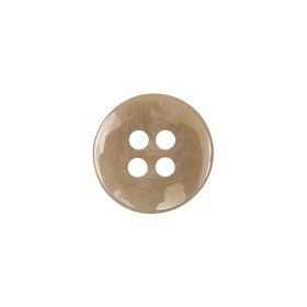 Buttermilk Beige 4-Hole Low Convex Top Plastic Button – 24L/15mm Buttermilk Beige 4-Hole Low Convex Top Plastic Button – 24L/15mm