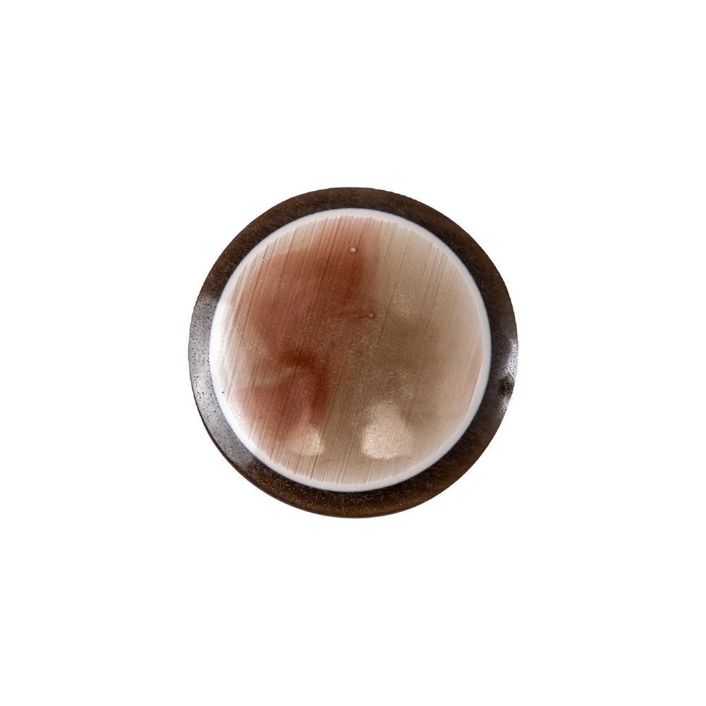 Sequoia, Portabella, and Thrush Sparkled Self Shank Button with Needle Channel – 32L/20mm Sequoia, Portabella, and Thrush Sparkled Self Shank Button with Needle Channel – 32L/20mm