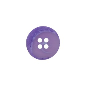 Transparent and Lilac Swirl 4-Hole Low Convex Top Button – 24L/15mm Transparent and Lilac Swirl 4-Hole Low Convex Top Button – 24L/15mm