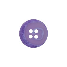 Transparent and Lilac Swirl 4-Hole Low Convex Top Button – 28L/18mm Transparent and Lilac Swirl 4-Hole Low Convex Top Button – 28L/18mm