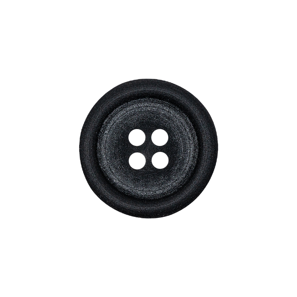 Raven Black 4-Hole Textured Tire Rim Button – 32L/20mm Raven Black 4-Hole Textured Tire Rim Button – 32L/20mm