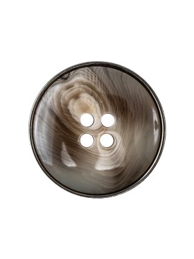 Seneca Rock and Gunmetal 4-Hole Set-in Button – 36L/23mm Seneca Rock and Gunmetal 4-Hole Set-in Button – 36L/23mm