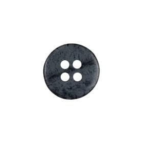 Moonless Night and Cool Gray Speckled 4-Hole Plastic Button – 24L/15mm Moonless Night and Cool Gray Speckled 4-Hole Plastic Button – 24L/15mm