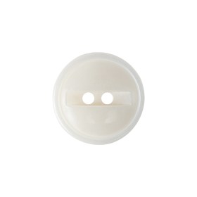 Ivory Iridescent 2-Hole Channel Style Plastic Button – 32L/20mm Ivory Iridescent 2-Hole Channel Style Plastic Button – 32L/20mm