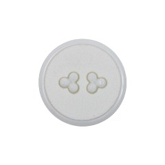 White Matte and Shiny Shank Back Plastic Button – 36L/23mm White Matte and Shiny Shank Back Plastic Button – 36L/23mm