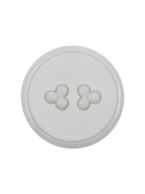 White Matte and Shiny Shank Back Plastic Button – 36L/23mm White Matte and Shiny Shank Back Plastic Button – 36L/23mm