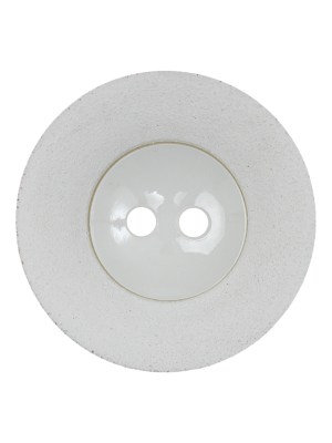 White Shiny Two-Hole Button with Matte Textured Concaving Rim – 44L/28mm White Shiny Two-Hole Button with Matte Textured Concaving Rim – 44L/28mm