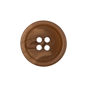 Hazel Swirled Tire Shaped Rim 4-Hole Plastic Button – 36L/23mm Hazel Swirled Tire Shaped Rim 4-Hole Plastic Button – 36L/23mm