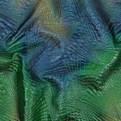 Metallic Royal Blue, Green and Gold Fanning Rays Luxury Brocade Metallic Royal Blue, Green and Gold Fanning Rays Luxury Brocade