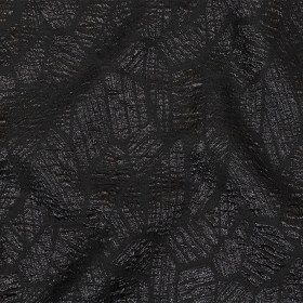 Metallic Black Abstract Hatching Luxury Brocade Metallic Black Abstract Hatching Luxury Brocade