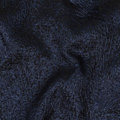 Metallic Navy and Black Fanning Leaf Veins Luxury Brocade Metallic Navy and Black Fanning Leaf Veins Luxury Brocade