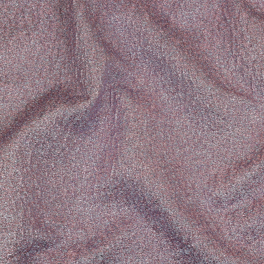 Metallic Light Blue and Pink Crackle Luxury Brocade with Smooth White Backing Metallic Light Blue and Pink Crackle Luxury Brocade with Smooth White Backing